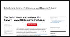 Desktop Screenshot of dollar-general-survey.com